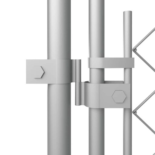 Kültéri kutyakennel tetővel 7,6 x 3,8 x 2,3 m