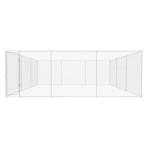 Kültéri horganyzott acél kutyakennel 570x570x185 cm