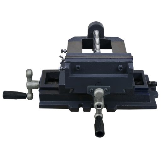 Kézi működtetésű kereszttengelyes satu 150 mm