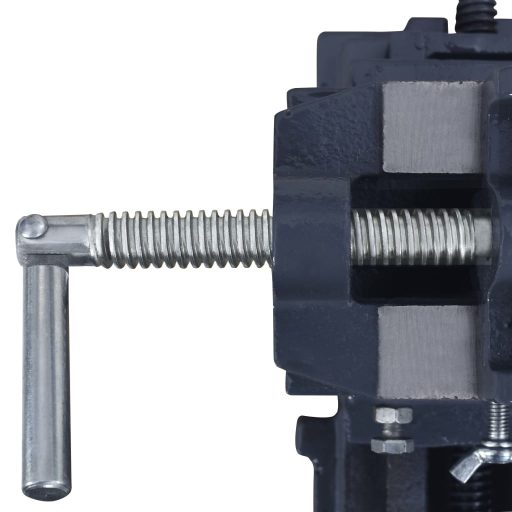 Kézi működtetésű kereszttengelyes satu 150 mm