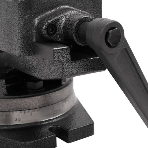 Kéttengelyes dönthető satu 100 mm