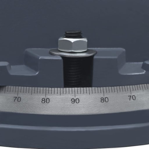 Öntöttvas forgózsámolyos satu 160 mm