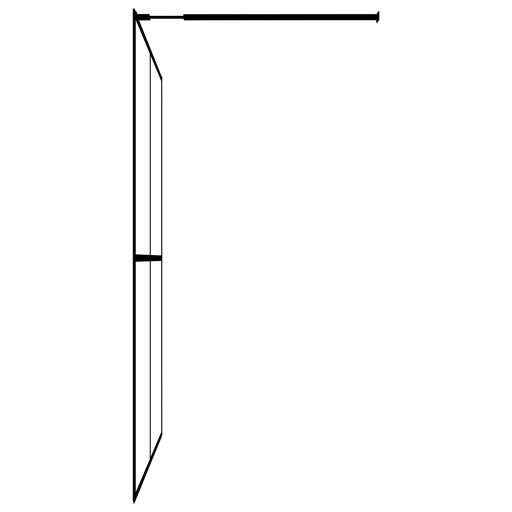 Homályosított edzett üveg zuhanyfal 140 x 195 cm