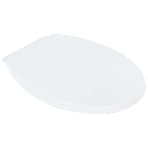 Fehér kerámia perem nélküli WC 7 cm extra magasság Soft Close