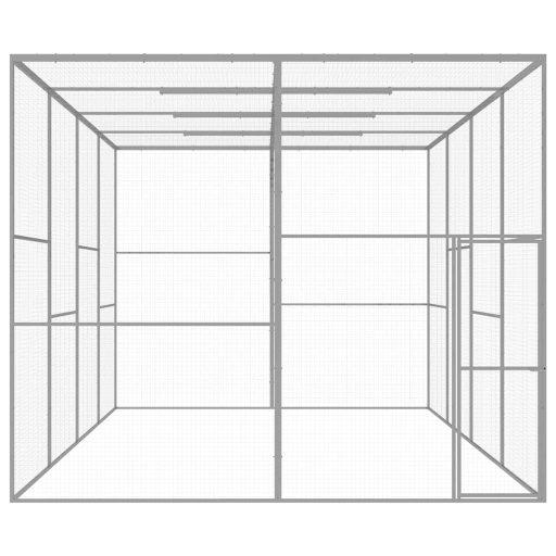 Horganyzott acél macskaketrec 6 x 3 x 2,5 m