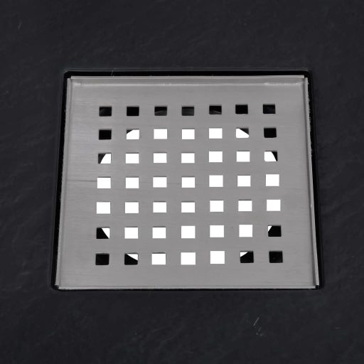 Fekete SMC zuhanytálca 90 x 90 cm