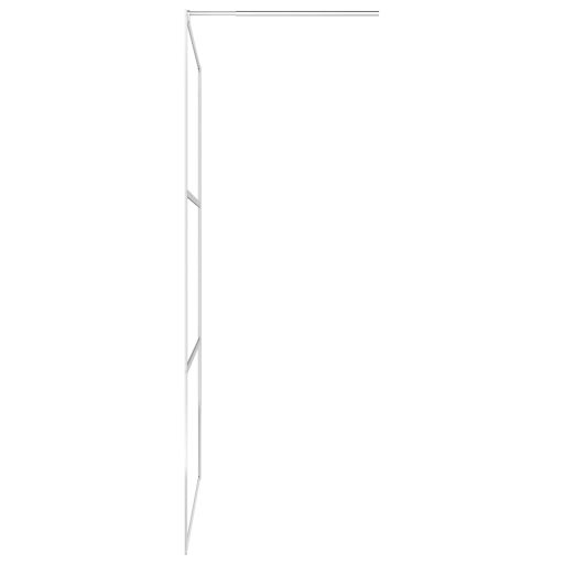 Zuhanyfal selyemmatt ESG üveggel 80 x 195 cm