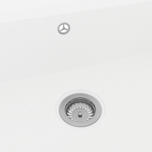 Konyhai Mosogató Fehér 790x500x193 mm Gránit