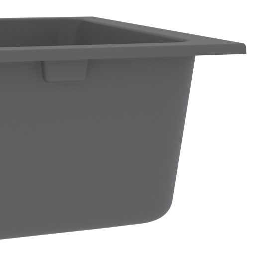 Konyhai Mosogató Szürke 760x480x184 mm Gránit