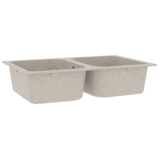 Konyhai Mosogató Bézs 760x480x184 mm Gránit