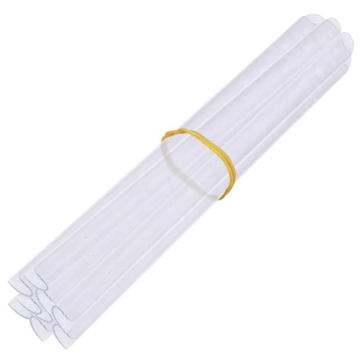 4 db krémszínű PVC kerti árnyékoló kerítés 35 x 0,19 m