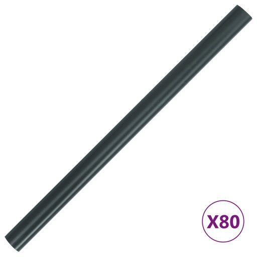 4 db matt zöld PVC kerti árnyékoló kerítés 35 x 0,19 m