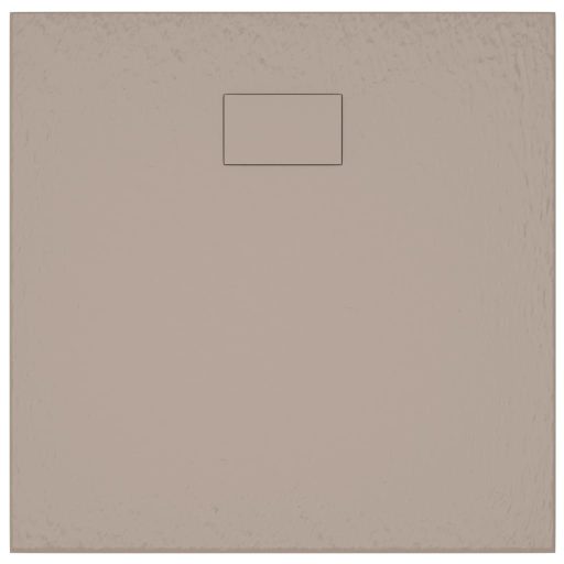 Barna SMC zuhanytálca 90 x 80 cm