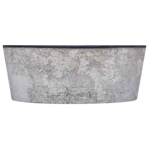 Fekete márvány mosdókagyló Ø40 x 15 cm