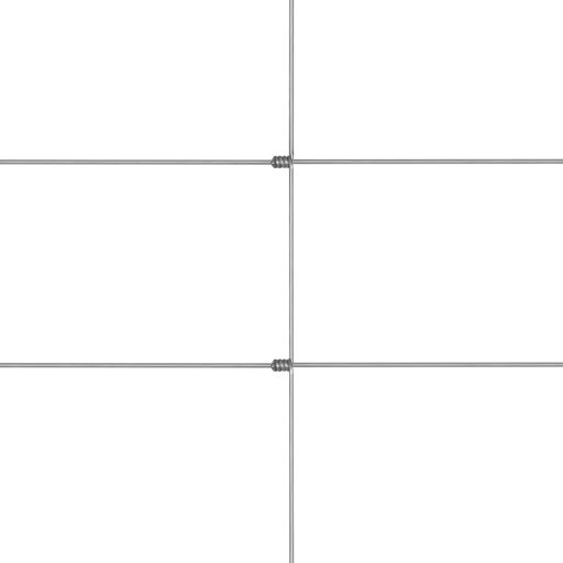 Ezüstszínű horganyzott acél kerti kerítés 50 x 1,25 m