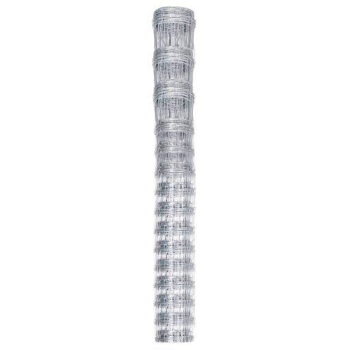 Ezüstszínű horganyzott acél kerti kerítés 50 x 1,6 m