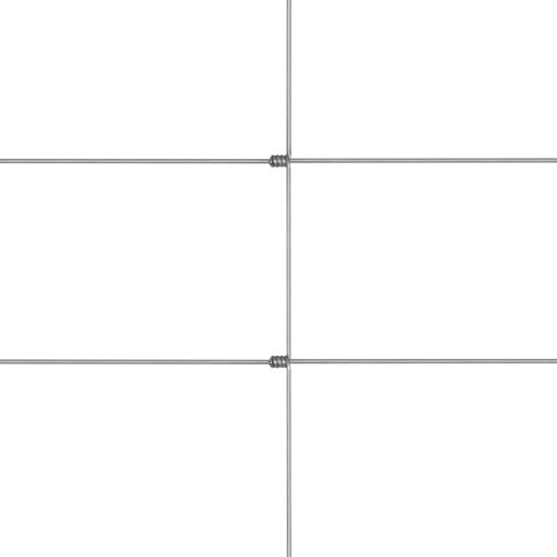 Ezüstszínű horganyzott acél kerti kerítés 50 x 1,6 m