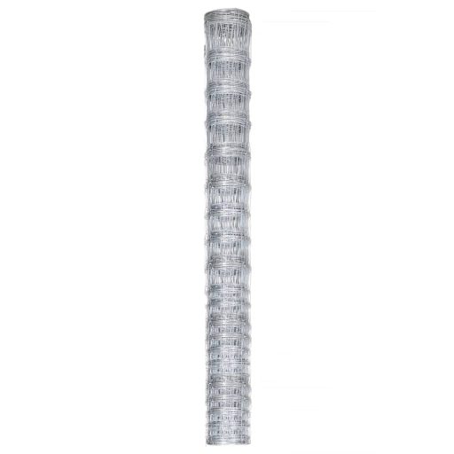 Ezüstszínű horganyzott acél kerti kerítés 50 x 1,6 m