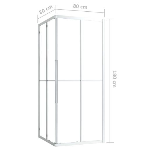 ESG zuhanykabin 80 x 80 x 180 cm