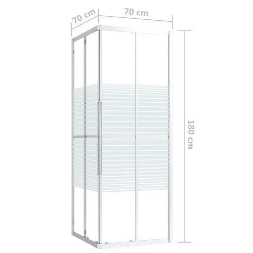 ESG zuhanykabin 70 x 70 x 180 cm