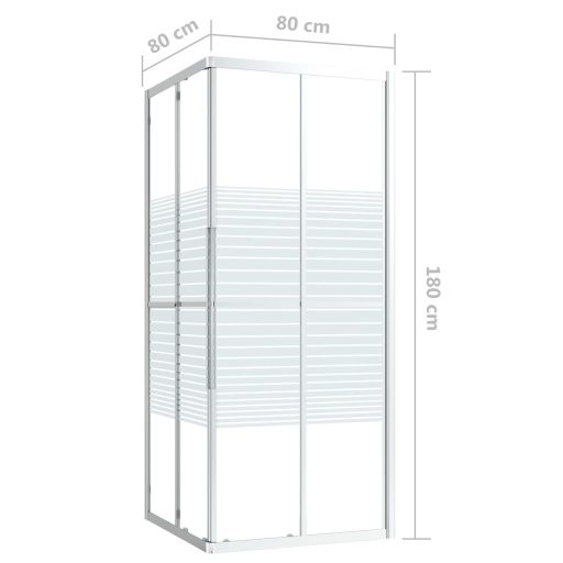 ESG zuhanykabin 80 x 80 x 180 cm