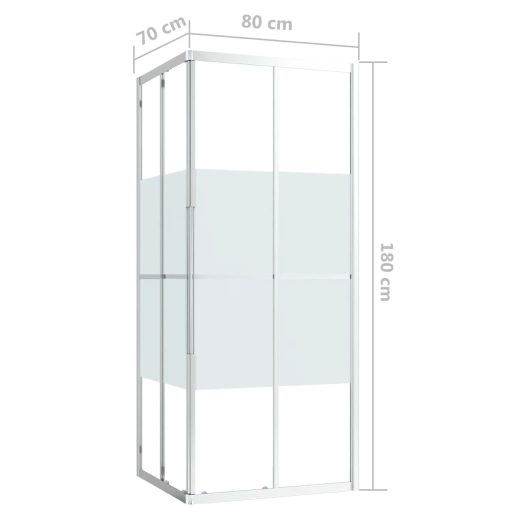 ESG zuhanykabin 80 x 70 x 180 cm
