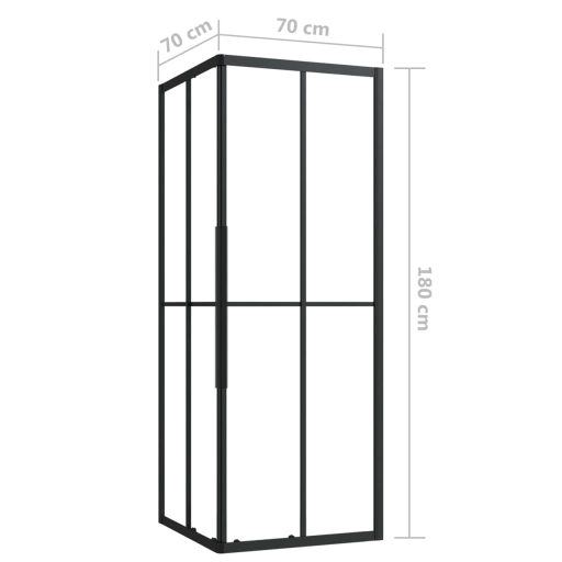 ESG zuhanykabin 70 x 70 x 180 cm