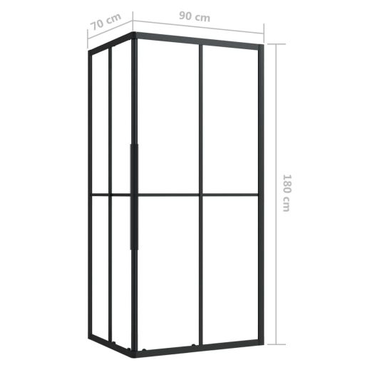 ESG zuhanykabin 90 x 70 x 180 cm