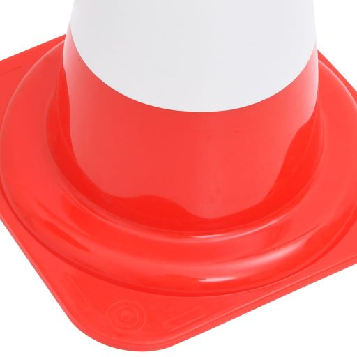 20 db piros és fehér fényvisszaverő közlekedési bója 50 cm