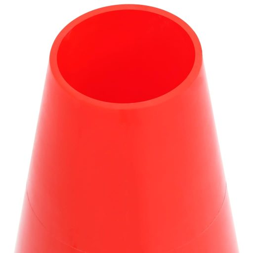 20 db piros és fehér fényvisszaverő közlekedési bója 50 cm
