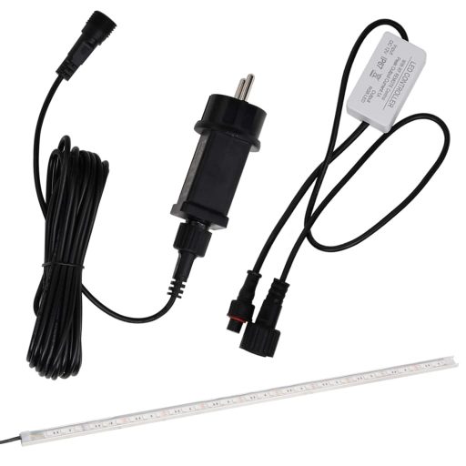 Akril vízeséskifolyó RGB LED-ekkel 45 cm