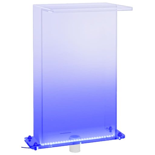 Akril medenceszökőkút RGB LED-ekkel 51 cm