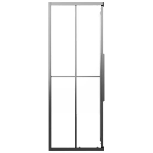 Fekete ESG tejüveg zuhanykabin 70 x 70 x 180 cm