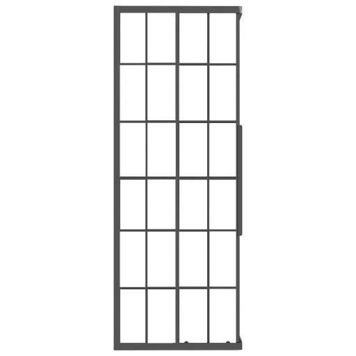 Fekete ESG tejüveg zuhanykabin 70 x 70 x 180 cm