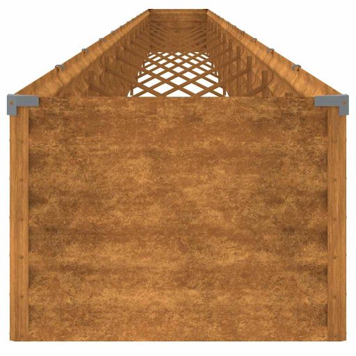 Corten acél kerti magaságyás 1152x50x36 cm
