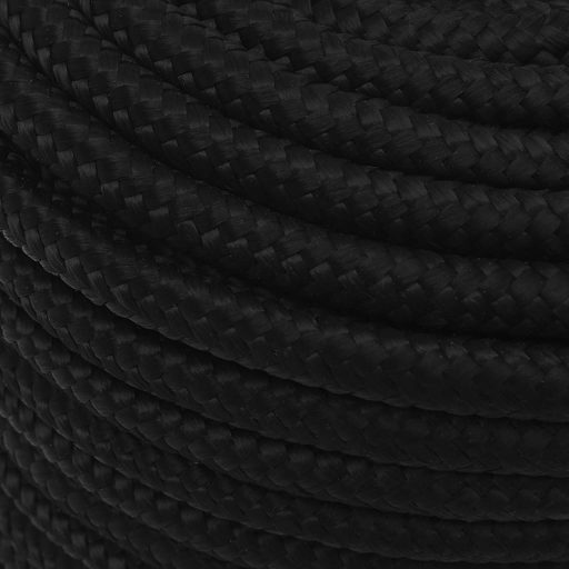 Fekete poliészter munkakötél 14 mm 250 m
