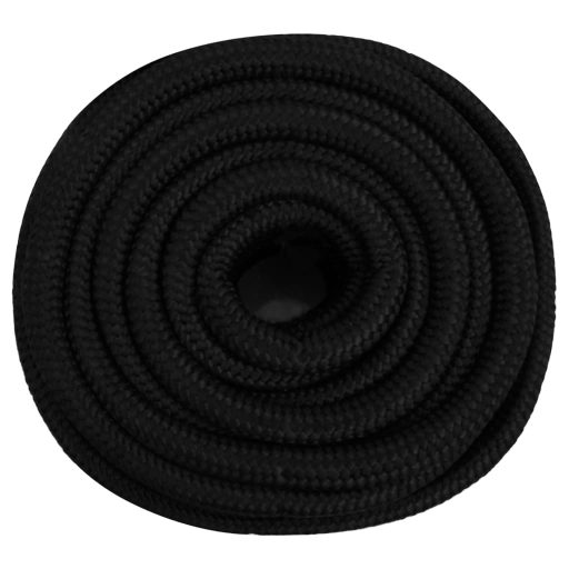 Fekete poliészter munkakötél 20 mm 100 m