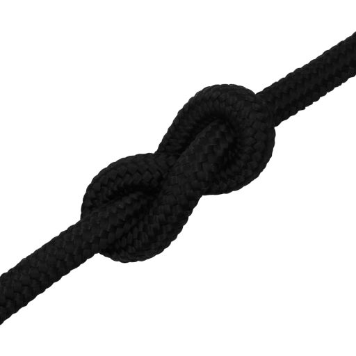 Fekete poliészter munkakötél 20 mm 100 m