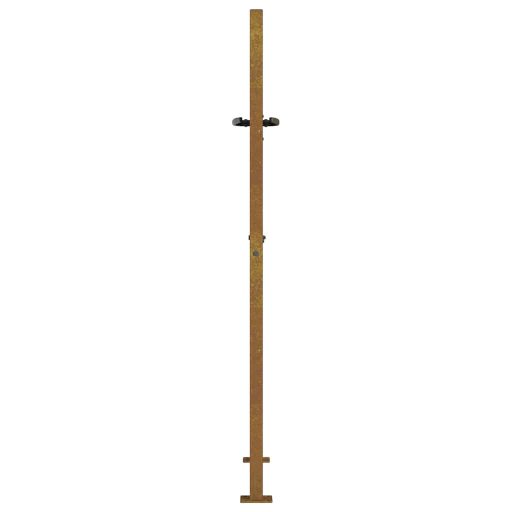 Famintás corten acél kerti kapu 105 x 130 cm