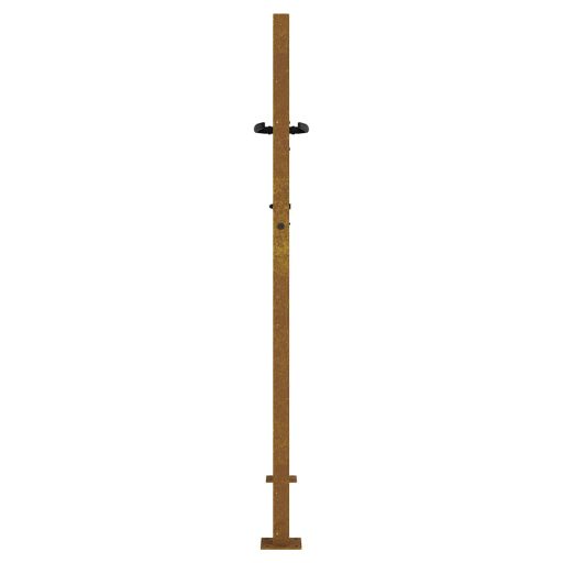 Fűmintás corten acél kerti kapu 105 x 130 cm