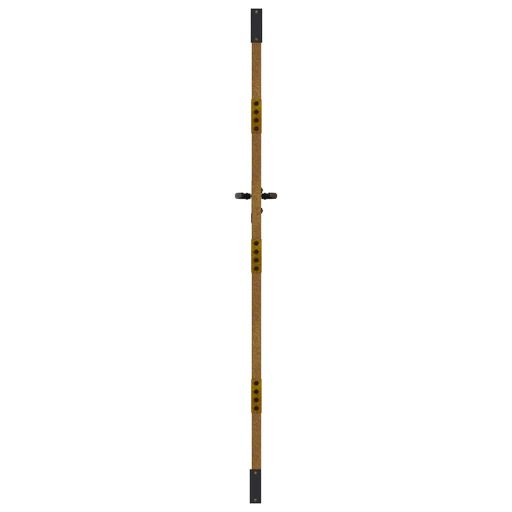 Fűmintás corten acél kerti kapu 85 x 175 cm