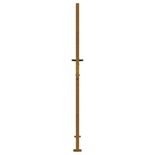 Négyszögmintás corten acél kerti kapu 105 x 180 cm
