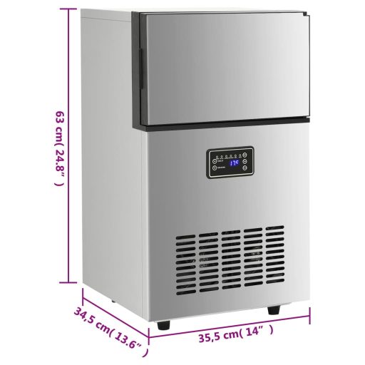 Ezüst jégkockakészítő 45 kg / 24 óra