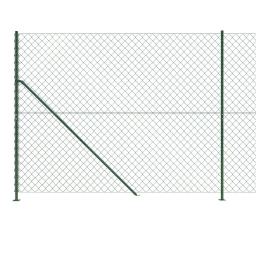 Zöld drótkerítés illesztőperemmel 2,2 x 25 m