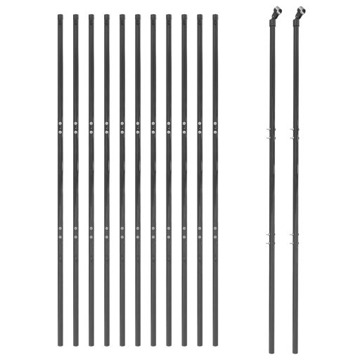 Antracitszürke drótkerítés 1,6 x 25 m