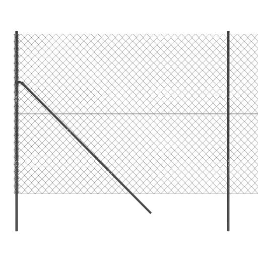 Antracitszürke drótkerítés 1,6 x 25 m