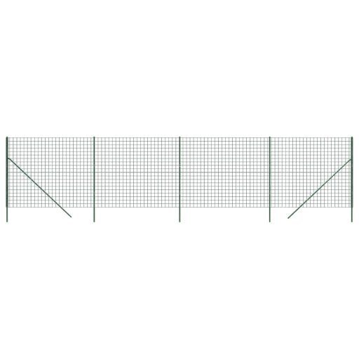 Zöld horganyzott acél drótkerítés 1,8 x 10 m