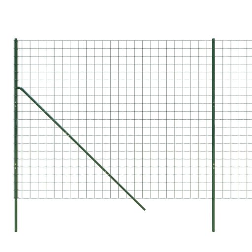 Zöld horganyzott acél drótkerítés 1,8 x 10 m