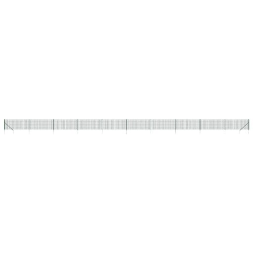 Zöld dróthálós kerítés cövekekkel 0,8x25 m