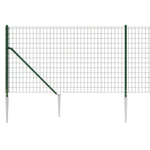 Zöld dróthálós kerítés cövekekkel 0,8x25 m